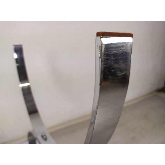 Vintage Glass Chrome Office Desk, 1970s For Sale - Image 17 of 18