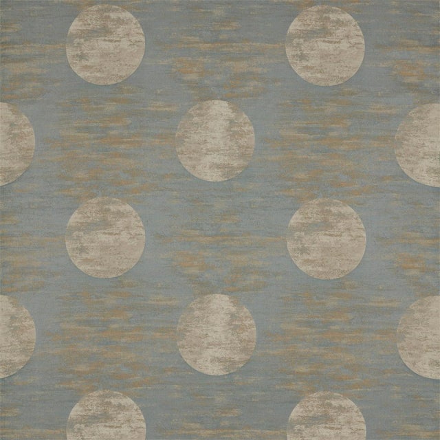 Zoffany Moon Silk Fabric in Blue Grey - a Sample For Sale