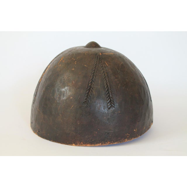 Wood African Art Makonde Mask for Belly and Fertility Wall Art For Sale - Image 7 of 9