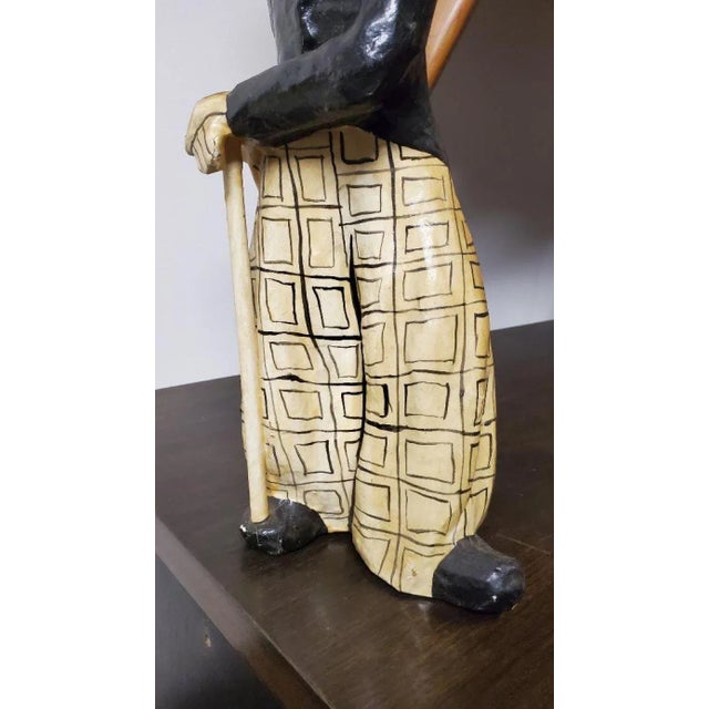 Paper Mexican Artist Oskar Raoul Vintage Papier Mache Folk Art Signed by Artist 1970 For Sale - Image 7 of 13