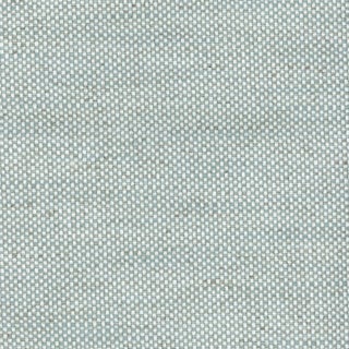 Bunny Williams Home Irving Ottoman in Sea Foam Performance Woven Fabric - Sample For Sale
