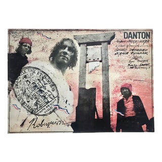 Polish Danton Movie Poster by Andrzej Pągowski, 1982 For Sale