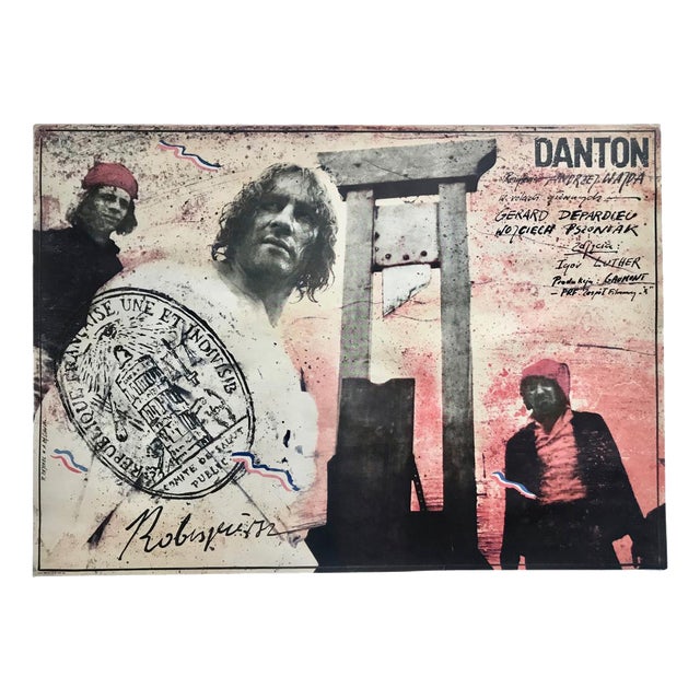 Polish Danton Movie Poster by Andrzej Pągowski, 1982 For Sale