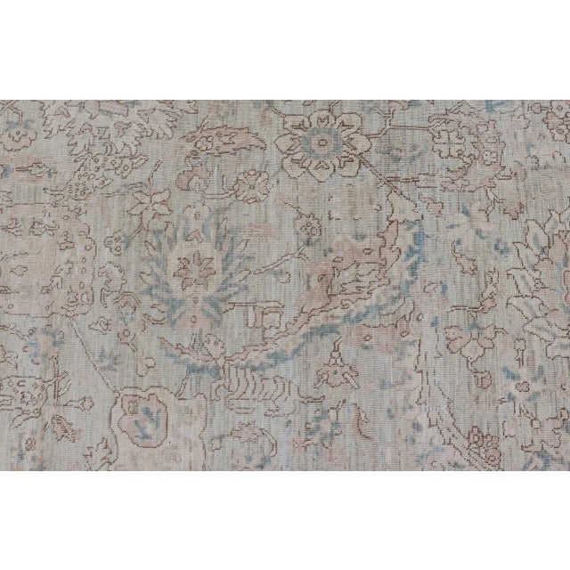 Finely Woven Mohtasham Kashan Design by Keivan Woven Arts 9'3 X 13'7 For Sale - Image 9 of 11