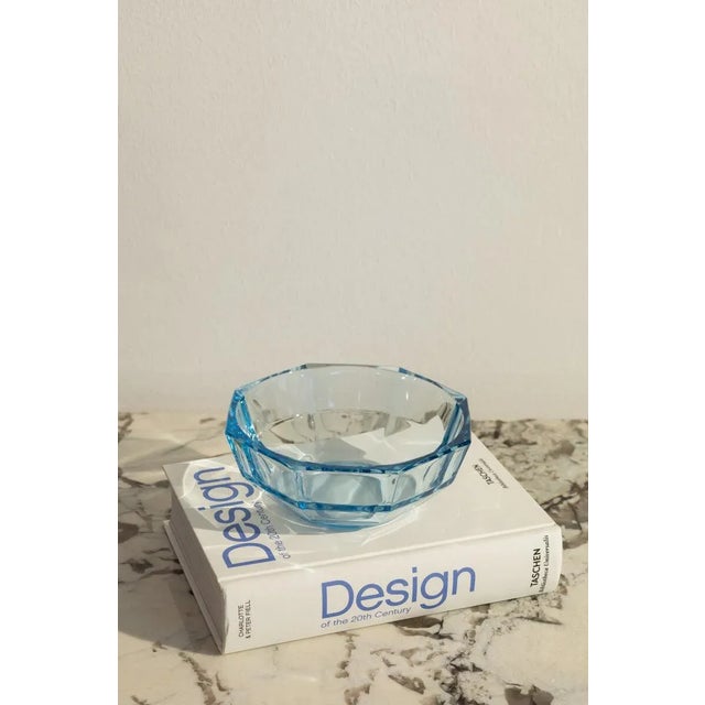 Vintage Colourful Faceted Glass Bowls Set of Three For Sale - Image 12 of 12