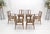 Tommy Parzinger Light Walnut Dining Chairs Lenor Larsen Upholstery MINT - Set of 6 For Sale - Image 10 of 12