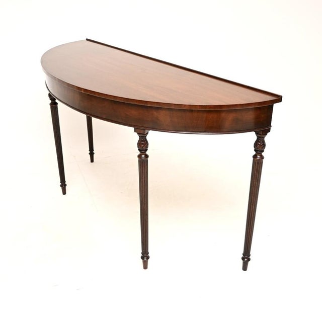 Vintage Georgian Style Console Table, 1950 For Sale - Image 4 of 8