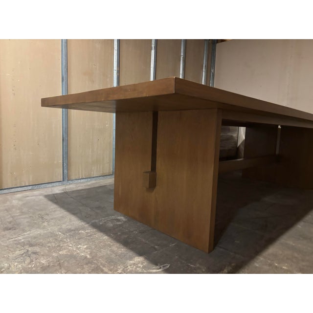 Ida Trestle Table Custom Made For Sale In Los Angeles - Image 6 of 12