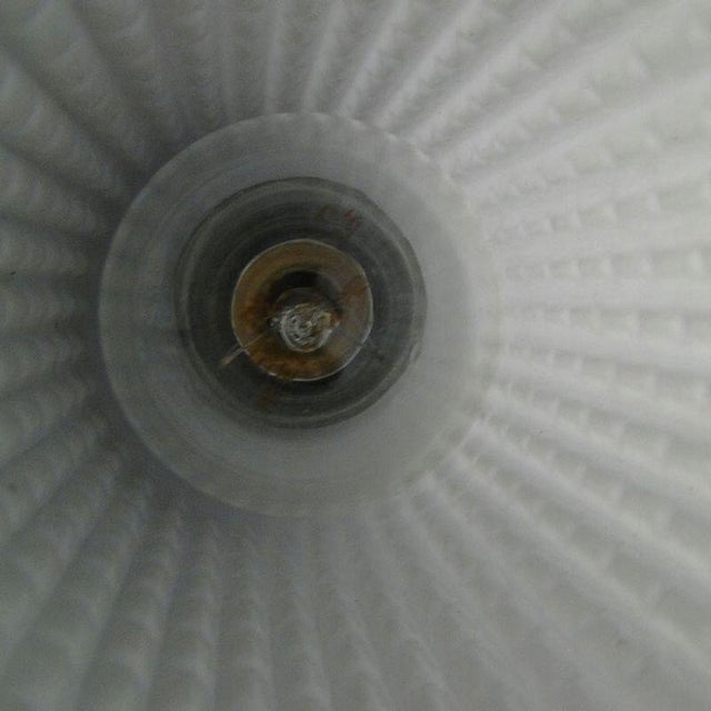 Metal Czechoslovakian Postmodern Chandelier, 1970s For Sale - Image 7 of 9