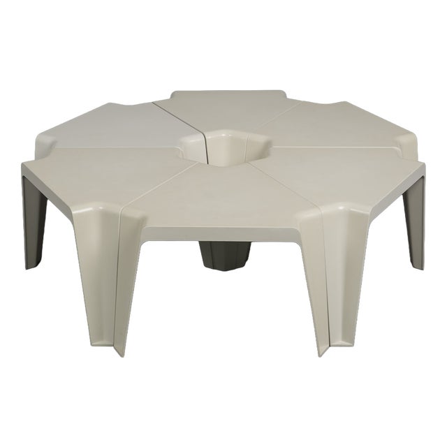 Vintage Modular Tables by Helmut Bätzner for Bofinger, Germany, 1970s, Set of 6 For Sale
