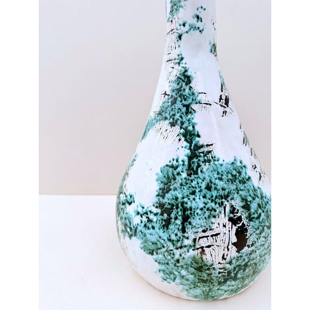Glazed Ceramic Lamp Base, 1970s For Sale - Image 3 of 6