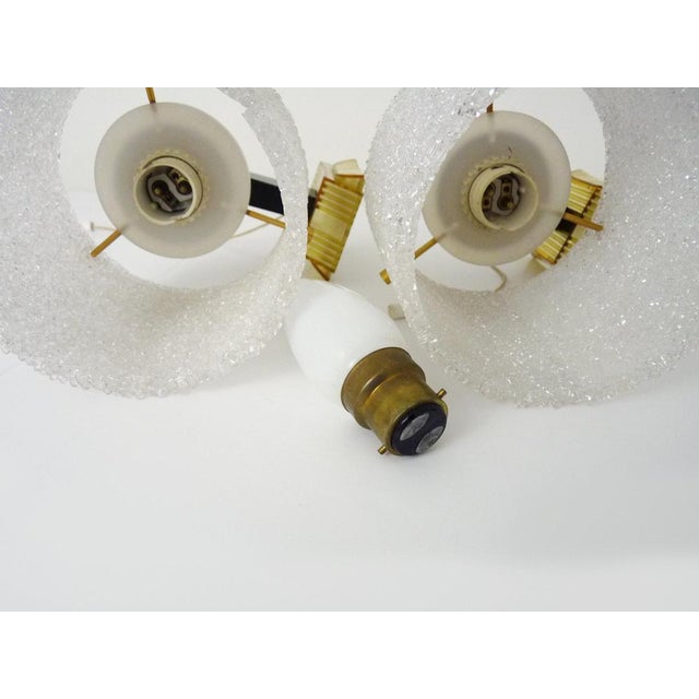 Minimalist Acrylic Glass and Granite Sconces, 1950s, Set of 2 For Sale - Image 6 of 9