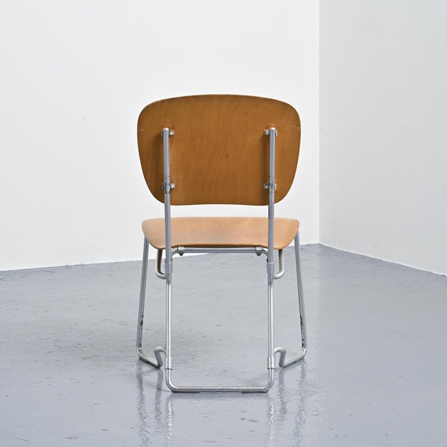 Chairs by Armin Wirth for Aluflex, 1960s, Set of 6 For Sale - Image 9 of 12
