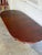 1970s Extendable Rosewood Oval Dining Table Cross Pedestal Mid-Century Modern 1970s For Sale - Image 5 of 11