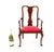 20th Century Queen Anne Revival Mahogany Child's Chair For Sale - Image 11 of 12