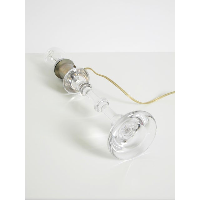 Silver Tiffany Table Lamp in Glass by Ingo Maurer for Design M, 1960s For Sale - Image 8 of 15