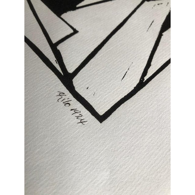 1920s Thilo Maatsch, Berge, 1920, Woodcut For Sale - Image 5 of 6