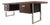 Mid Century Modern Vintage Rosewood Writing Office Desk For Sale