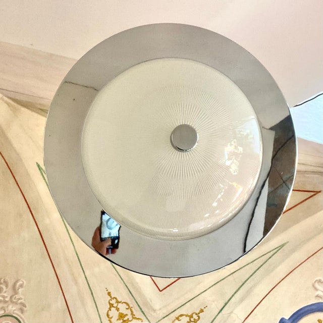 Space Age Pendant in Glass and Metal in the style of Tobia Scarpa for Flos, 1960s For Sale - Image 17 of 18