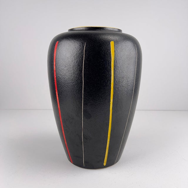 Large Vintage West German Ceramic Vase by Scheurich, 1950s For Sale - Image 6 of 6
