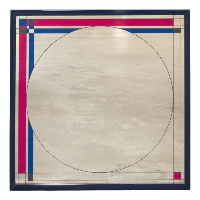 Morphos Wall Mirror attributed to Carmi for Acerbis International, 1980s For Sale