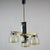 Metal Italian Hanging Lamp with Murano Glass Shades, 1970s For Sale - Image 7 of 7