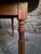 Antique French Round Oak Drop-Leaf Dining Table, 1870s For Sale - Image 12 of 18