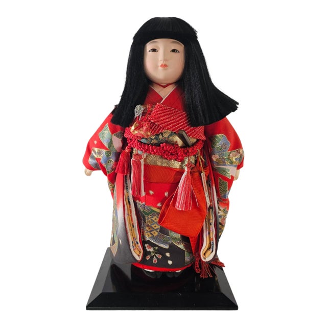 Japanese Ichimatsu Ningyo Kimono Doll For Sale