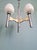 Mid-Century Modern Space Age Chandelier in Chromed Metal and White Opaline Glass by G. Sciolari for Boulanger, 1970s For Sale - Image 3 of 15