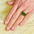 Natural Tourmaline Diamond Ring 14 Y Gold 7.03 TCW Certified For Sale - Image 4 of 8