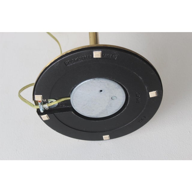 1980s Postmodern Adjustable Two Light Brass Floor Lamp by Holtkoetter Luechten For Sale - Image 15 of 17