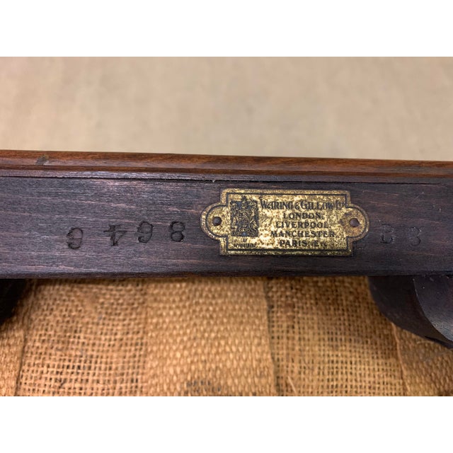 Antique Walnut Chairs from Waring & Gillow, 1910, Set of 2 For Sale - Image 4 of 13