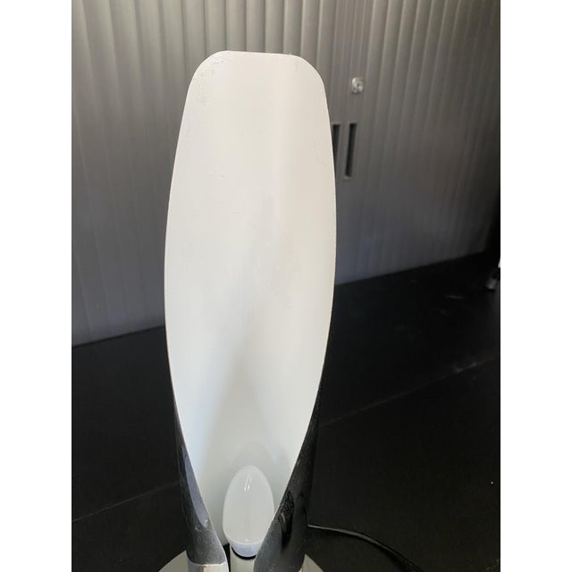 Vintage Chrome Flame Lamp in the style of Goffredo Reggiani, 1970s For Sale - Image 12 of 18
