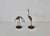 Vintage Mid-Century Mantle Size Sculptural Brass Cranes Herons Water Fowl-a Pair For Sale - Image 9 of 14