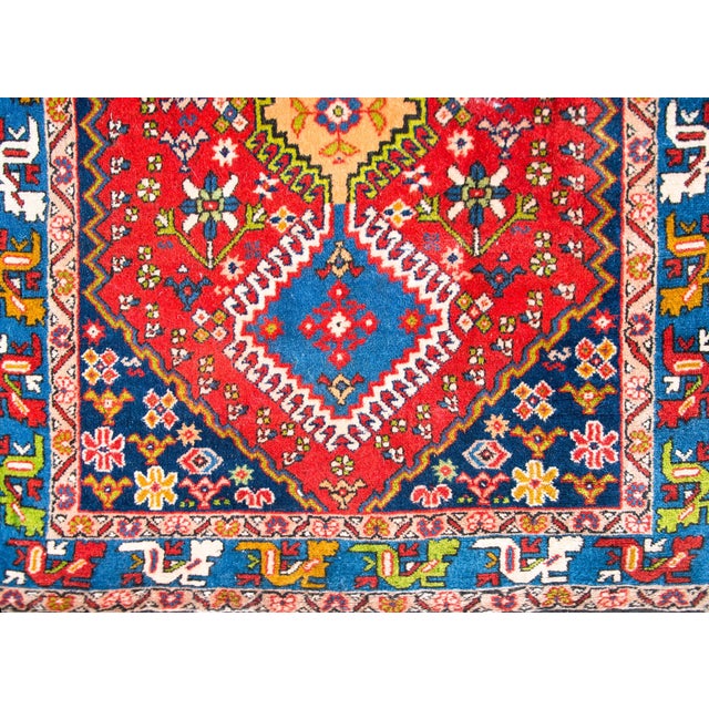 Vintage Persian Yallameh Rug For Sale - Image 13 of 13