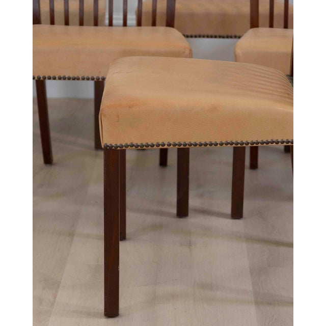 20th Century Set of Eight Danish Mahogany Dining Chairs by A.J. Iversen For Sale - Image 9 of 9