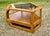 Brown 1980s Post Modern Lou Hodges Inspired Oak & Smoked Glass Living Room Set by the Stratford Company For Sale - Image 8 of 12