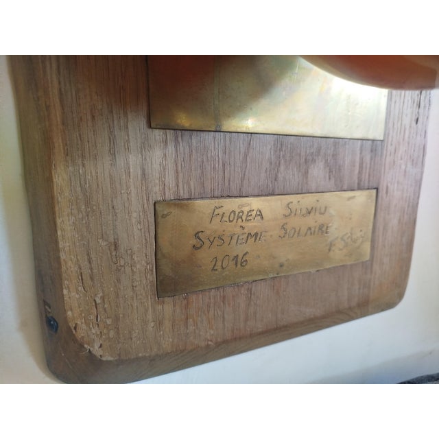 Early 21st Century Cosmos Illuminated Wall Sculpture by Florea Silviu For Sale - Image 5 of 7