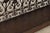 Designer Metal Base Leather Top Console Table For Sale - Image 15 of 18