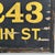 Lovely Vintage Wood and Gilt House Number Sign "1243 Main St" With Great Font For Sale In New York - Image 6 of 10