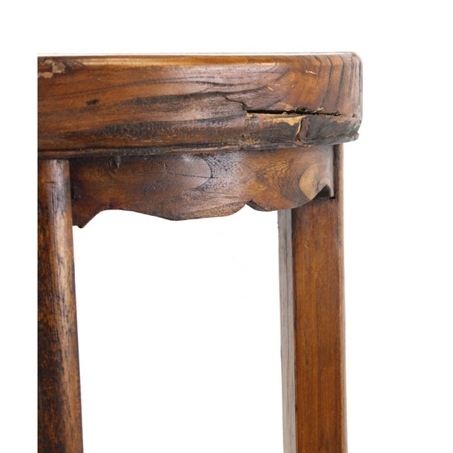 1970s Curved Leg Side Table - Stool Vintage For Sale - Image 5 of 11