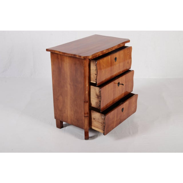 Antique Small Biedermeier Chest of Drawers, 1840 For Sale - Image 12 of 18