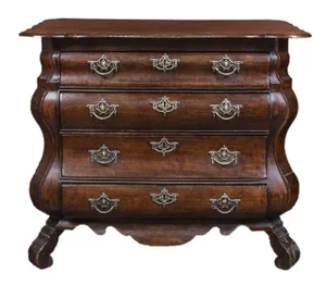 18th Century Dutch Serpentine Chest of Drawers