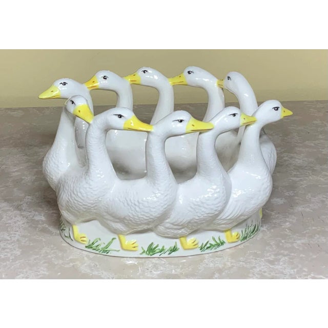 Vintage Porcelain Ducks Candy Dish For Sale - Image 13 of 13