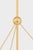 Metal Hudson Valley Lighting Gerhard 28 in. 3 Light Pendant in Aged Brass Finish For Sale - Image 7 of 11