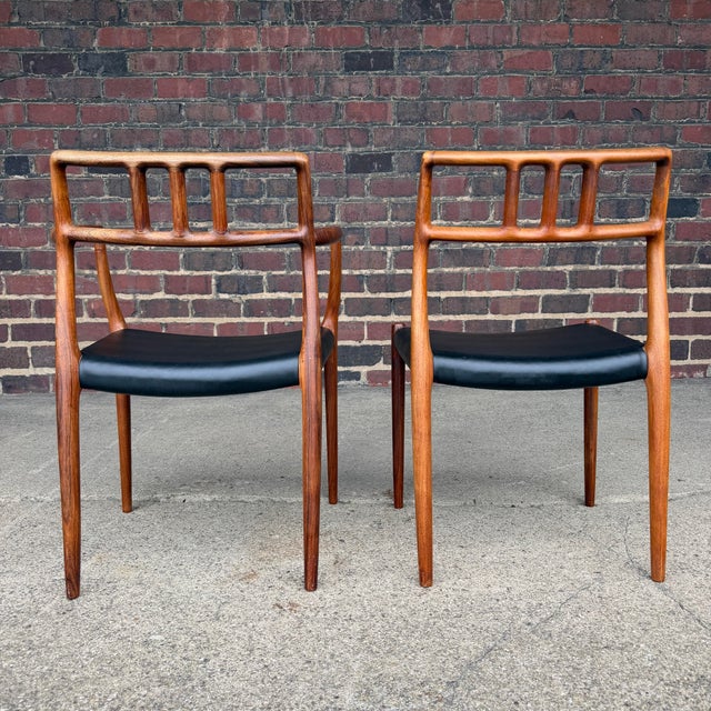 Set of 6 Model 79 Rosewood Dining Chairs by Niels Møller for J. L. Møller For Sale In Cleveland - Image 6 of 12