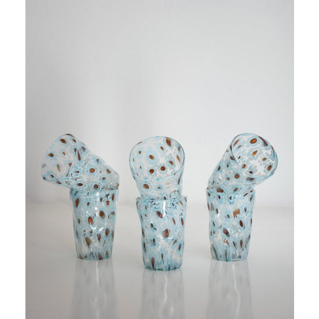 Glasses by Mariana Iskra for Ribes Studio Set of 6 For Sale - Image 12 of 16