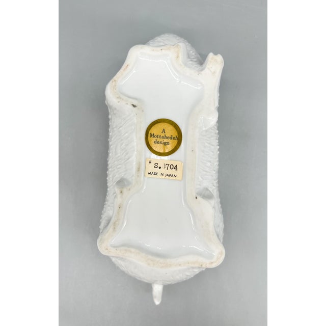 White Vintage Mottahedeh White Ram Butter Dish/ Trinket Dish For Sale - Image 8 of 12