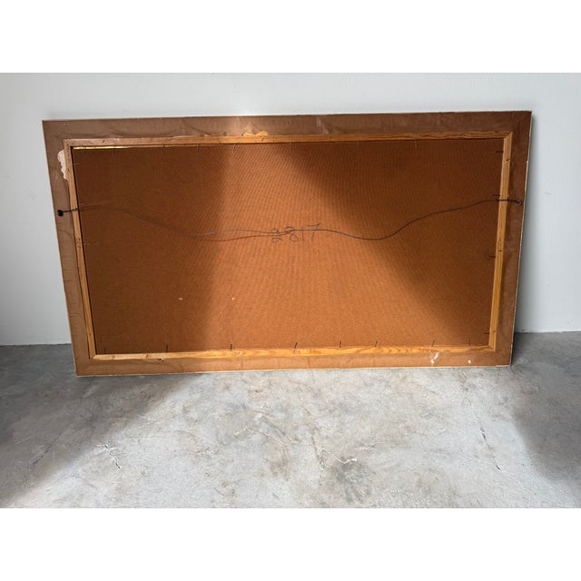 Large Vintage French Impressionist Parisian Street Scene Oil on Masonite – Framed For Sale - Image 15 of 15