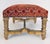 French Late 20th Century Carved Giltwood Ottomans/Benches, Embroidered Seats, Nailheads, Pair, Louis XIV For Sale - Image 3 of 11